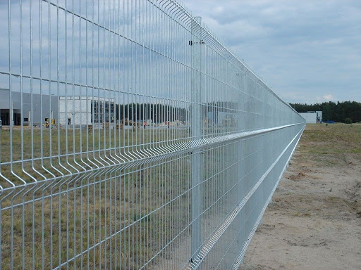 3D забор белого цвета высотой 1750 мм